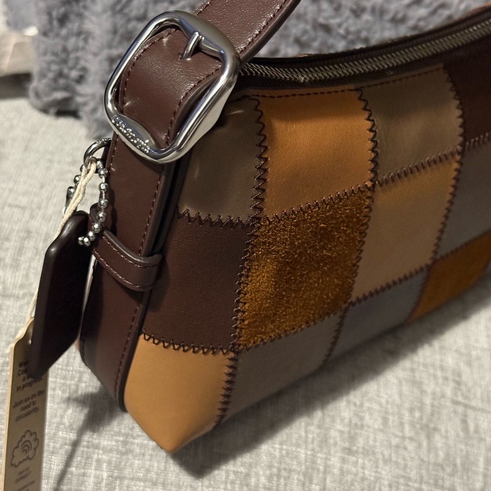 Coachtopia Small Slouchy Shoulder Bag (Alter Ego) Tan Multi - NWT - Picture 8 of 12